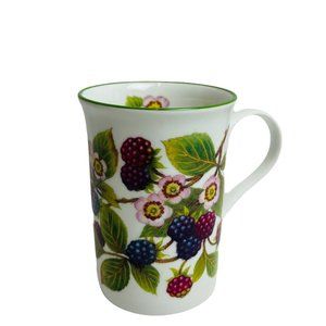 Crown Trent China Blackberry Design Teacup Staffordshire England 8oz Mug
